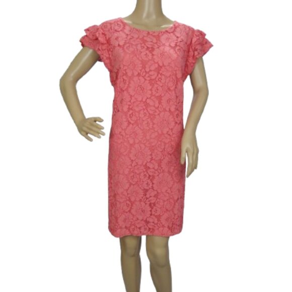 Charles Henry Lace Shift Dress - Picture 1 of 7